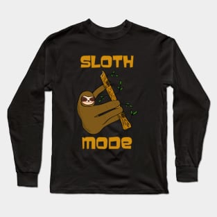 Sloth Mode No. 2 Long Sleeve T-Shirt